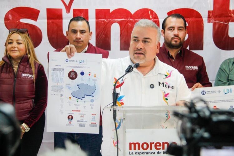 Según encuesta publicada reciente, Morena arrasa en intención del voto en Michoacán: Jesús Mora