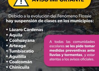 Suspenden clases en 8 municipios por Tormenta Tropical Flossie