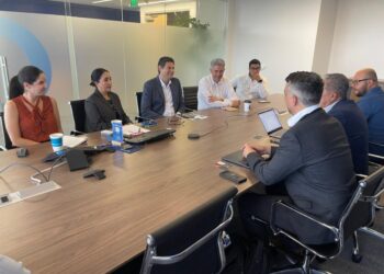 Alfonso Martínez presenta las ventajas competitivas de Morelia ante la Cámara de Comercio de Los Ángeles