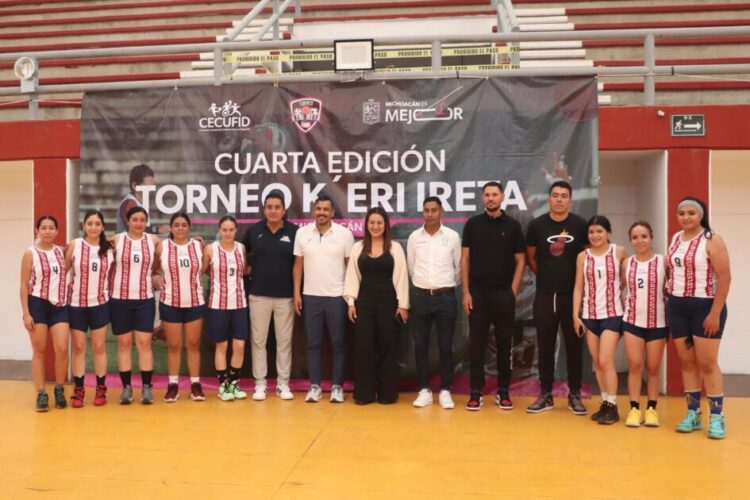 Zamora líder estatal de básquetbol y voleibol en la cuarta edición del Torneo K’eri Ireta