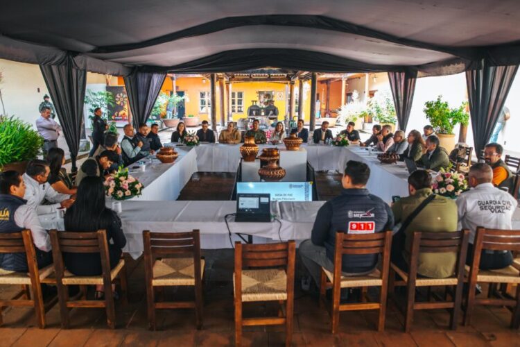 Comprometidos con la paz, Salvador Escalante sede de la Mesa Regional de Seguridad