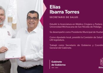 Regresa el doctor Elías Ibarra a ocupar la secretaría de Salud en Michoacán