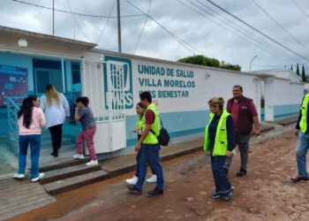 Despliega la SSM personal técnico en apoyo sanitario al municipio de Morelos tras intensas lluvias