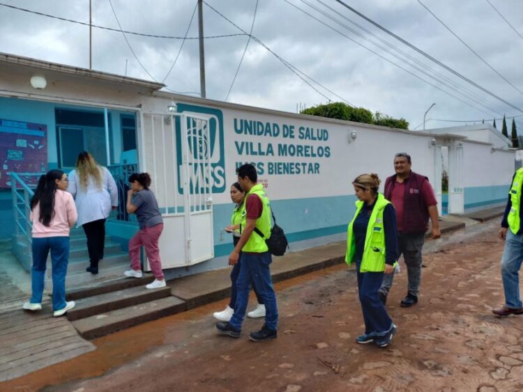 Despliega la SSM personal técnico en apoyo sanitario al municipio de Morelos tras intensas lluvias