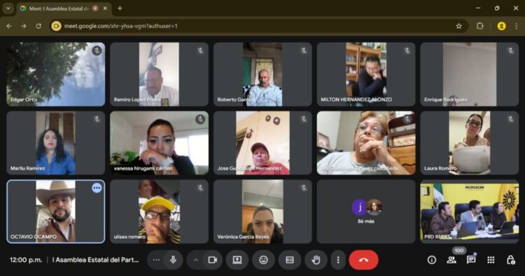 PRD Michoacán cierra filas durante la primera Asamblea Estatal