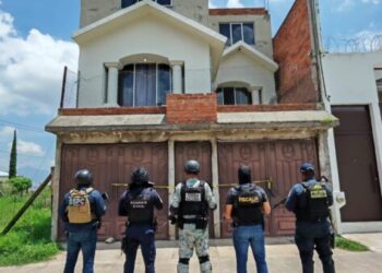 Detenidos dos hombres, 800 kg de droga y laboratorio clandestino en Morelia