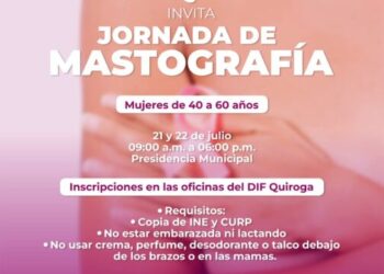 Promueve Gobierno de Quiroga el cuidado de la salud femenina con jornada gratuita de mastografía