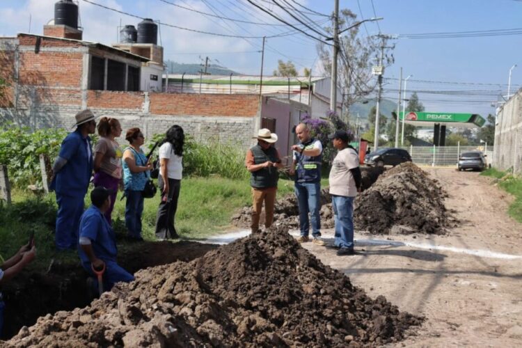 Adolfo Torres impulsa obra hídrica en Ampliación Lomas de la Aldea, en coordinación con los vecinos