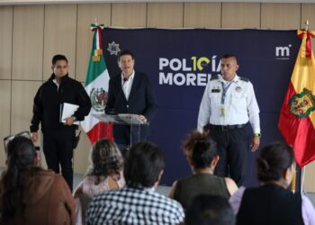 Anuncia Alfonso Martínez más policías, cámaras y C4 para Morelia
