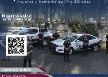 Policía Auxiliar abre 100 vacantes en Morelia, Lázaro Cárdenas y Zamora