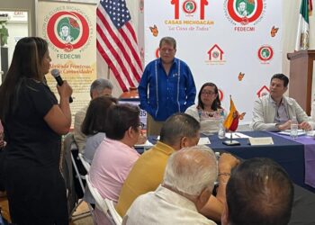 Refrenda Alfonso Martínez, apoyo a michoacanos radicados en EU