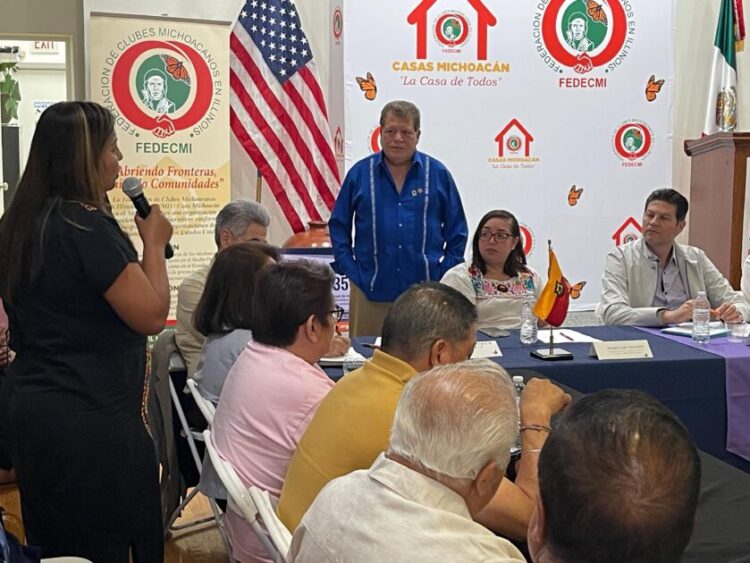 Refrenda Alfonso Martínez, apoyo a michoacanos radicados en EU