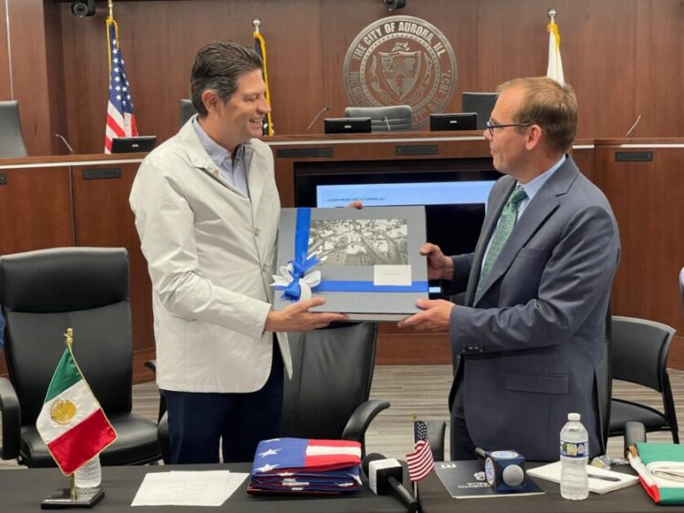 Acuerda Gobierno de Morelia y Aurora Illinois, fortalecer relación en apoyo a migrantes