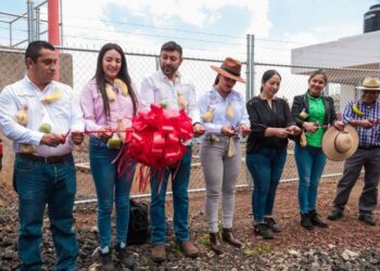 Zacapu avanza con obras históricas, Mónica Valdez inaugura Planta de Tratamiento de Aguas Residuales en Buena Vista