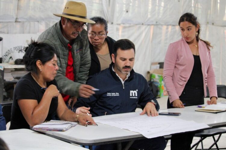 Yankel Benítez da seguimiento a obra de drenaje en la colonia Rubén Jaramillo