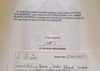 Alerta en Cuario de Guadalupe, hay Temor de que León Balbanera les cometa un Posible Fraude en Obra de Pozo de Agua