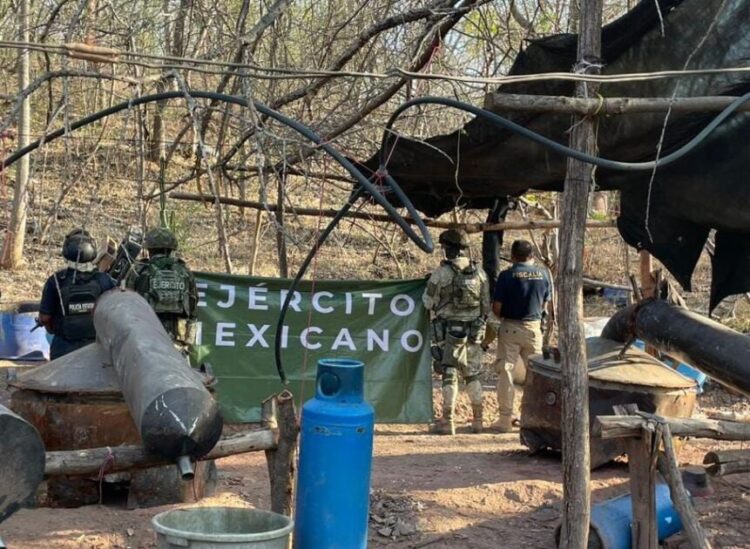 Desmantelan laboratorio clandestino en Turicato dónde encontraron 2 mil litros y casi 14 mil kilos de sustancias químicas