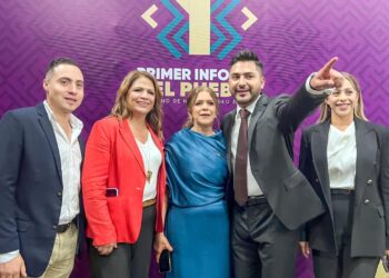 Fabiola Alanís reconoce el ejemplo de rendición de cuentas y buen gobierno del Huandacareo con Alexis Velázquez