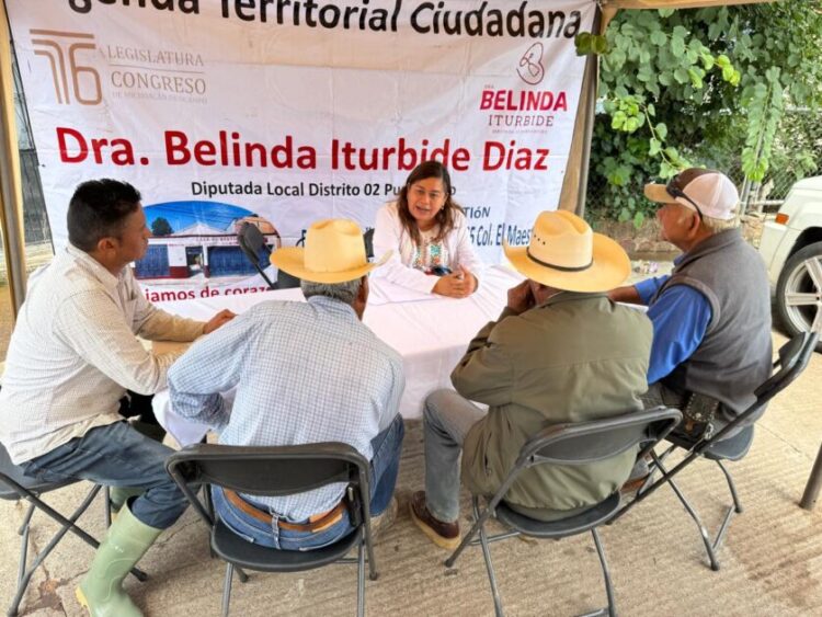 Lleva Belinda Iturbide su Agenda Territorial Ciudadana a colonia Poblanas en Puruándiro