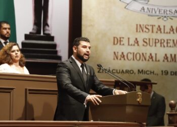 En representación del Congreso, Octavio Ocampo llama a la unidad y a la construcción de un Michoacán con paz y justicia