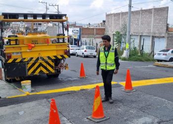 Gobierno de Morelia refuerza labores de balizamiento y mantenimiento de señalética en la ciudad