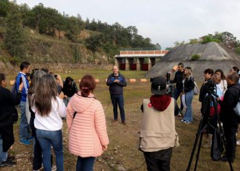 Adolfo Torres encabezó recorrido con encargados del orden en la Presa de Cointzio