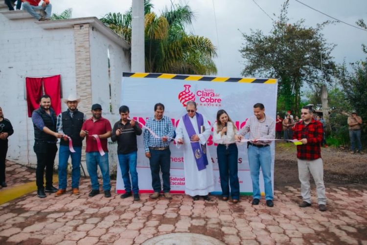 Con fe, amor y justicia, Chapa Nuevo adoquina calle principal con más de 1,480 metros cuadrados: Dayana Pérez