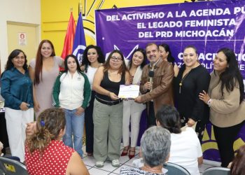 Culmina el taller de capacitación “Del Activismo a la Agenda Pública: El legado feminista del PRD Michoacán”