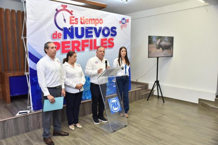 Afirma Carlos Quintana, líder del PAN, que es tiempo de Nuevos Perfiles para enfrentar el proceso electoral del 2027