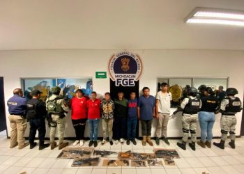 Siete detenidos y 10 armas aseguradas en Huaniqueo