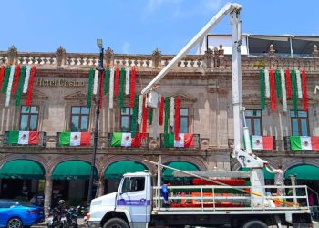 Morelia se engalana para recibir las Fiestas Patrias