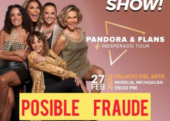 Posible fraude por supuesto concierto de Grupo Pandora y #Flans en #Morelia