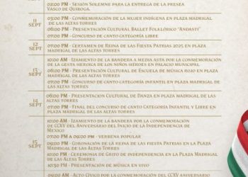 Presentan Bando Solemne conmemorativo del mes patrio y del aniversario de Quiroga