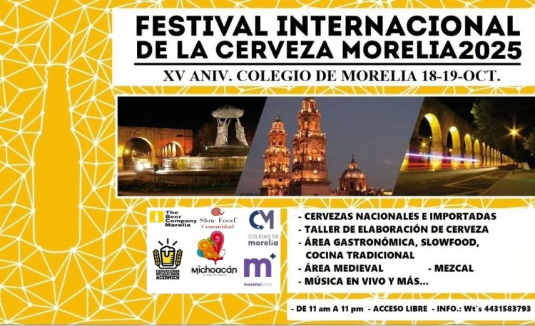 Cumple Quinceaños Festival Internacional de la Cerveza Morelia (FICERM)