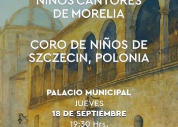 Niños Cantores de Morelia y Coro de Niños de Polonia ofrecerán concierto con causa