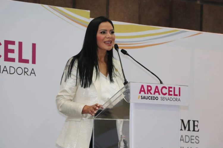 Somos una generación que no le teme al futuro, dijo Araceli Saucedo al perfilar su proyecto rumbo al 2027