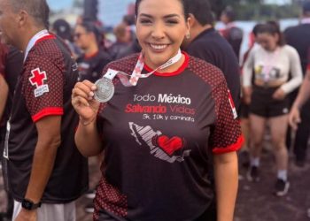Adriana Campos Huirache se suma a la carrera “Todo México Salvando Vidas” en Zamora