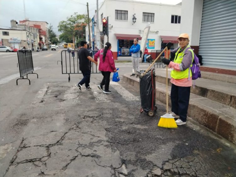 Gobierno de Morelia realiza operativo especial de limpieza, tras los festejos patrios