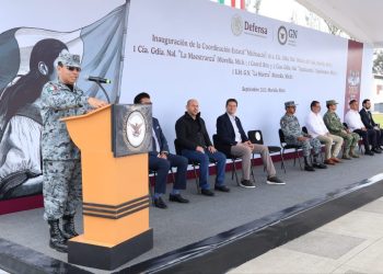 Destaca Guardia Nacional apoyo del Gobierno de Morelia