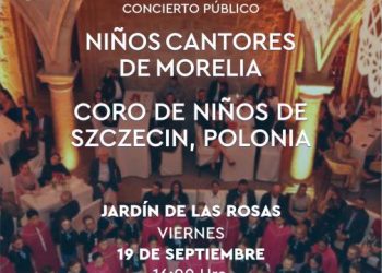 Niños Cantores de Morelia y Coro Infantil de Polonia darán concierto público gratuito
