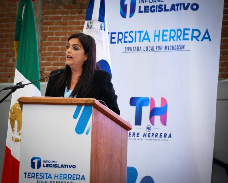 Presenta diputada Tere Herrera primer informe legislativo