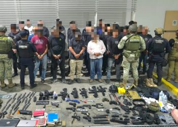 En Vista Hermosa, 38 detenidos en portación de una pistola y 19 réplicas de armas de fuego