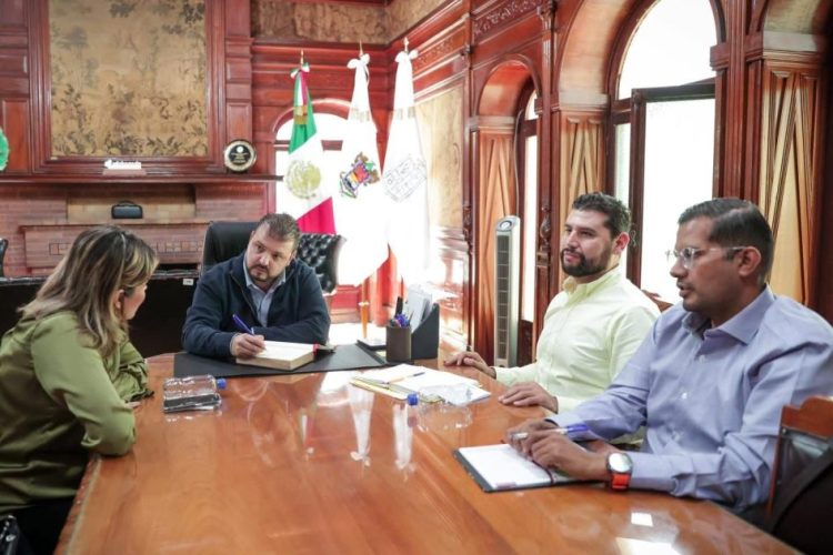 En estrecha coordinación GPPRD con el Secretario de Gobierno, Raúl Zepeda