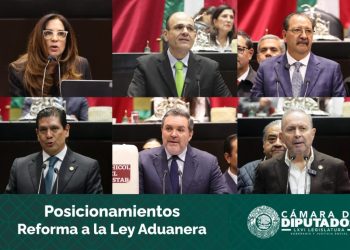 Integrantes de Morena, PAN, PVEM, PT, PRI y MC dan su posicionamiento a favor y en contra de reformas a la Ley Aduanera