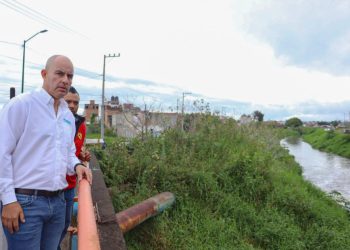 Ooapas realiza acciones preventivas en los cuerpos de agua de la ciudad ante cualquier eventualidad causada por tormenta tropical “Raymond”