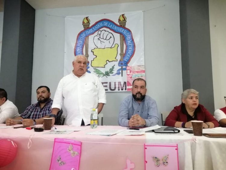 Será emplazada a huelga la UMSNH por incremento salarial del 10 por ciento: SUEUM