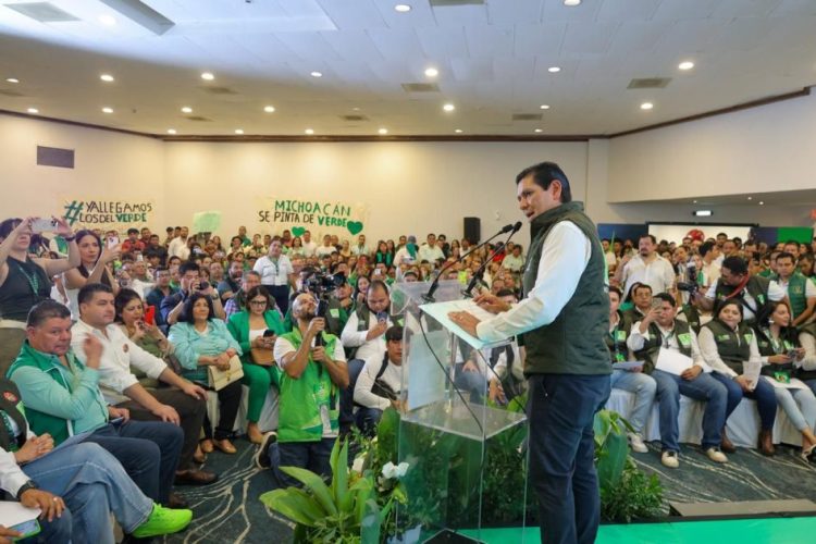 El PVEM en Michoacán consolida su crecimiento como segunda fuerza política y ratifica su proyecto de “La Familia Verde”
