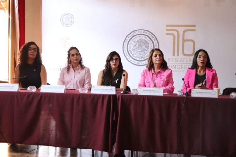 Se suma Congreso del Estado a jornadas para la lucha contra el cáncer de mama; realizan curso-taller de autoexploración