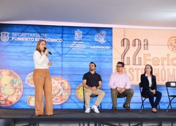 Gobierno de Morelia inaugura la 22ª edición de la Feria Gastronómica, en la Plaza Valladolid