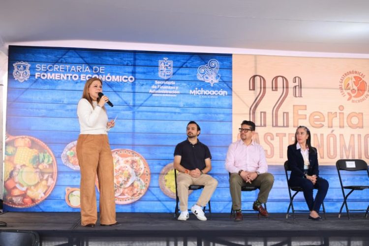 Gobierno de Morelia inaugura la 22ª edición de la Feria Gastronómica, en la Plaza Valladolid